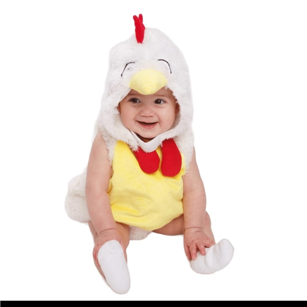 NEW Rooster Chicken Chick Baby Easter Halloween Costume Size 6-12 months
